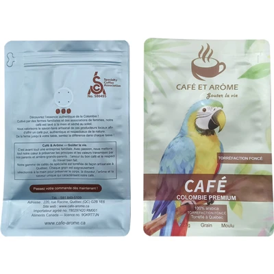 Eight-sided Zipper Coffee Bag Eight-sided Zipper Coffee Bag